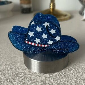 Cowboy Hat Claw Clip